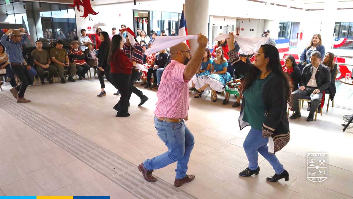 La Municipalidad de Chañaral, brindó un especial saludo protocolar de Fiestas Patrias a nuestros funcionarios municipales