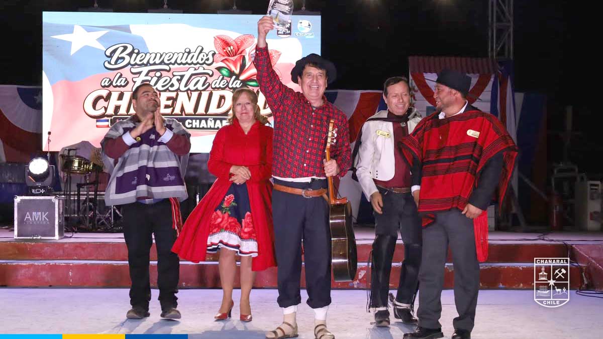 El folclorista El Clavel puso el humor en esta especial fiesta de la chilenidad